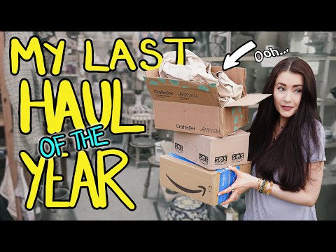 Art Shop Haul, Prime Day Deals & Antiquing for Ephemera - My LAST Hauls of 2024 & Why | Jennibellie