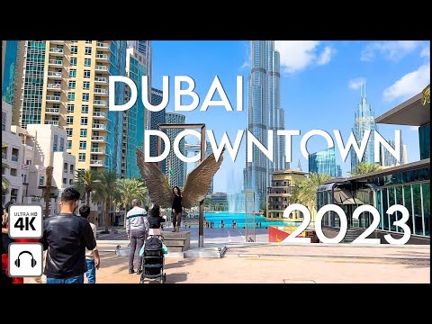 Dubai mall & Burj Khalifa walking tour | 🇦🇪 4K resolution.