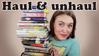 Unhaul and haul: My husband said I might be buying too many books!