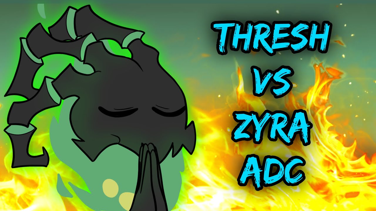 Игра THRESH против Office ADC