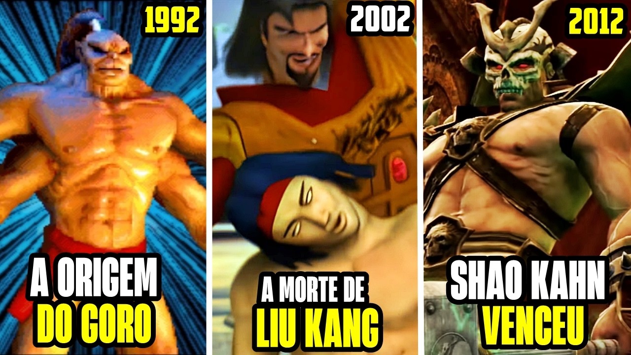 FATALITY! EXPLIQUEI A CENA DE ABERTURA DE CADA JOGO MORTAL KOMBAT EM ORDEM CRONOLÓGICA
