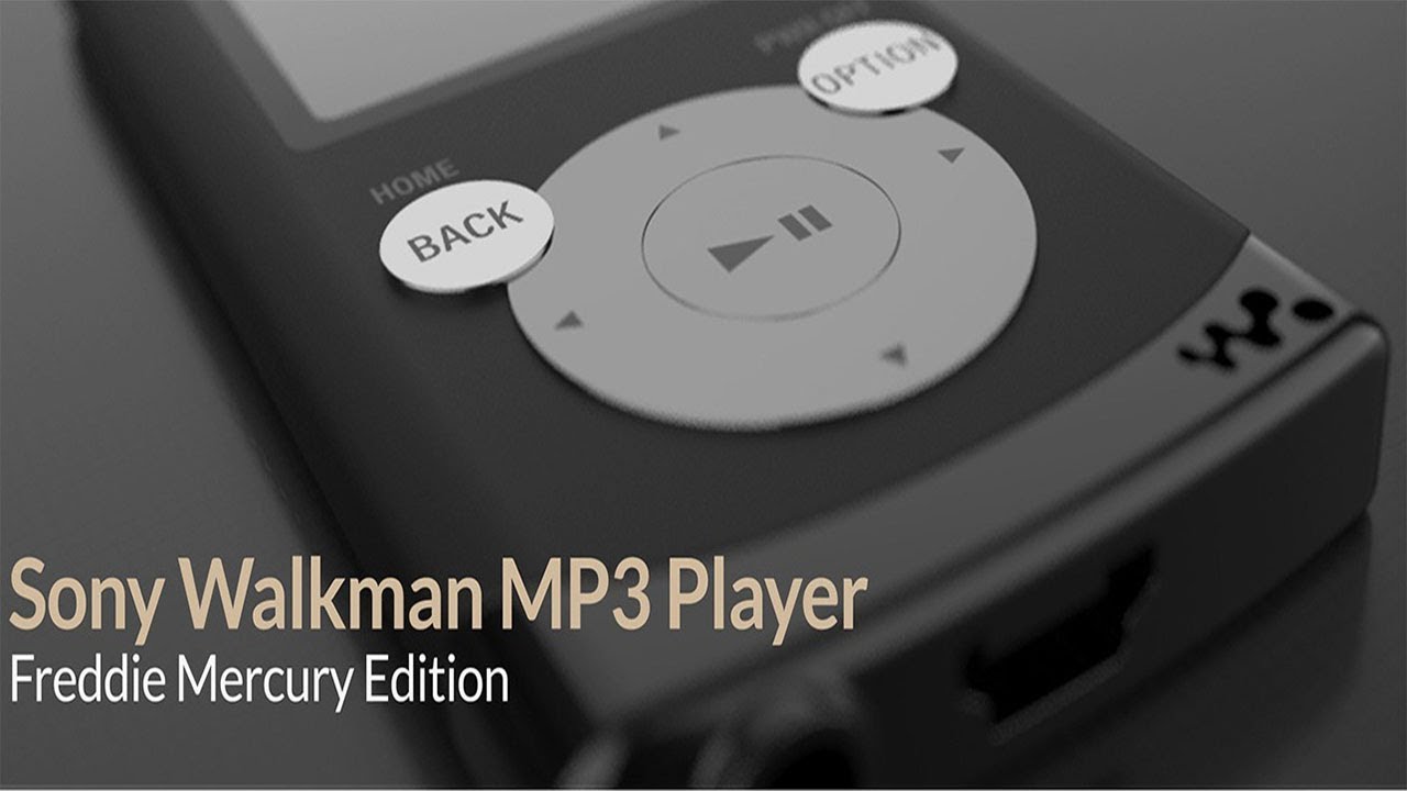 SONY Walkman Mp3 Player | Freddie Mercury Edition | Concept