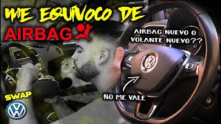 SWAP| Montamos los Airbags delanteros del Polo 6R 2017💥✅ | Me equivoco de modelo ❌  | [Parte #20]