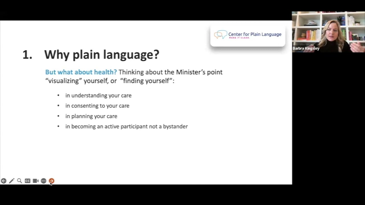 03 HLiA   Session 2   Using the ISO Plain Language Standard to Advocate for Better Health Literacy O