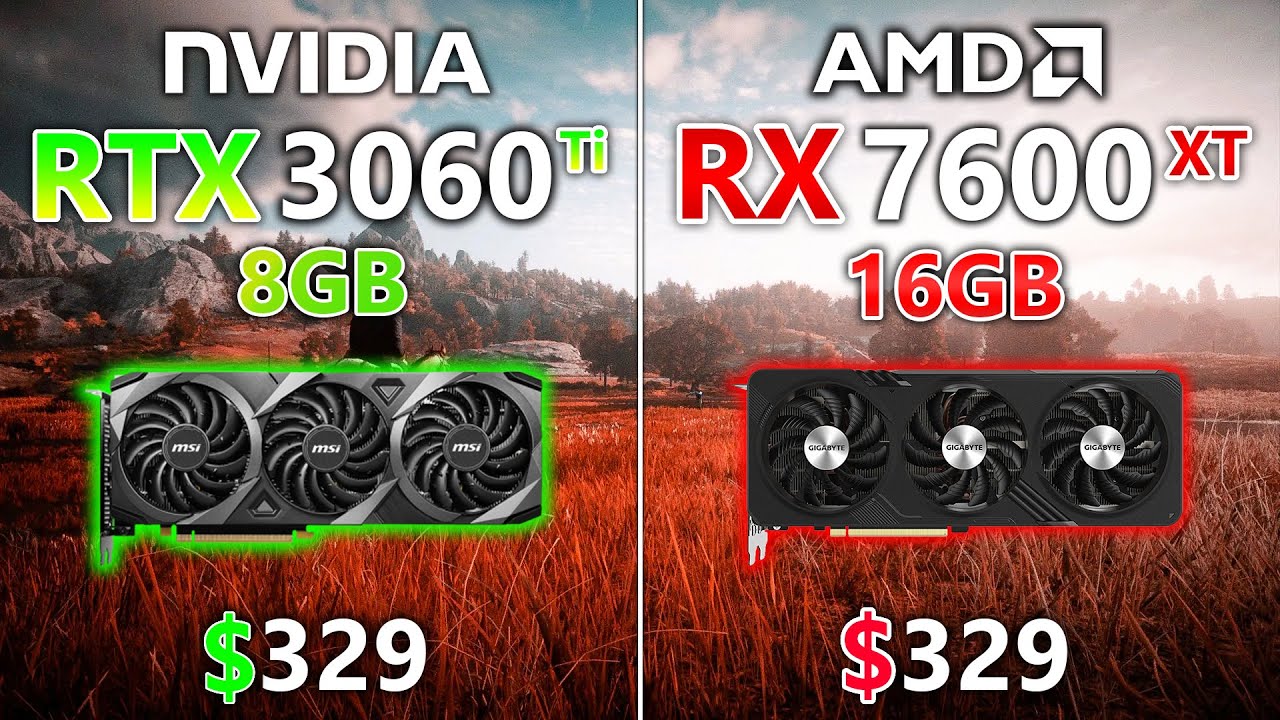 RTX 3060 Ti vs RX 7600 XT (1080P) - Test in 6 Games - YouTube