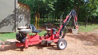 An honest assessment of the Harbor Freight towable trencher / backhoe. DMF Homestead