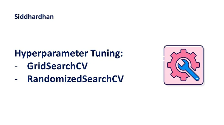 8.3. Hyperparameter Tuning - GridSearchCV and RandomizedSearchCV