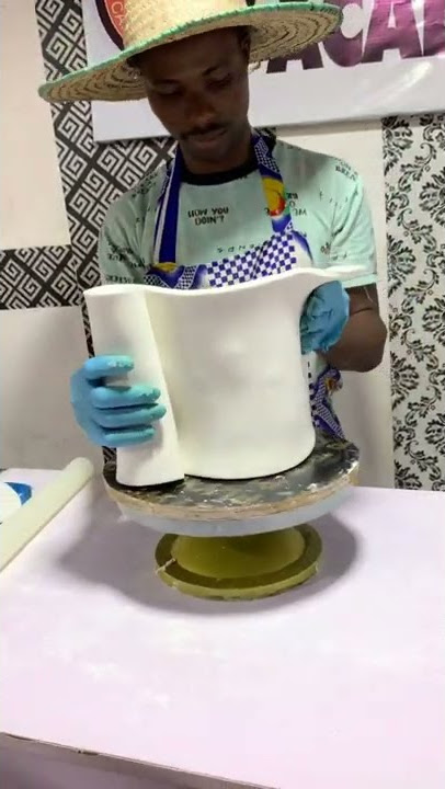 How to cover cake with fondant paneling method #panelmethod #cakecoveringwithpanelingmethod #fondant