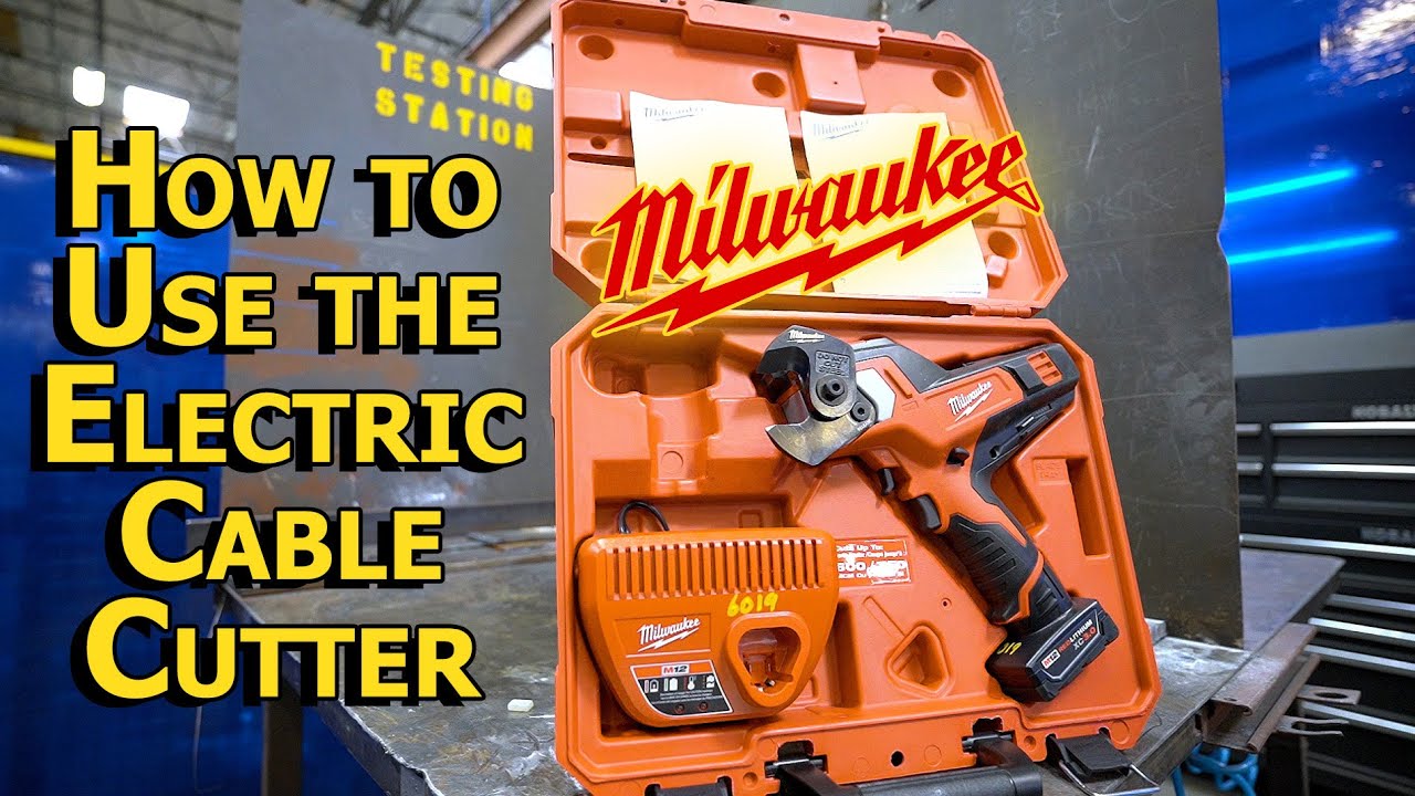 How to Use the Milwaukee M12 Electric Cable Cutter  Edit