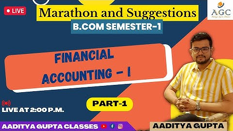 ACCOUNTS MARATHON & SUGGESTIONS | B.COM | SEM 1 | CALCUTTA UNIVERSITY #semester1 #bcom  #marathon