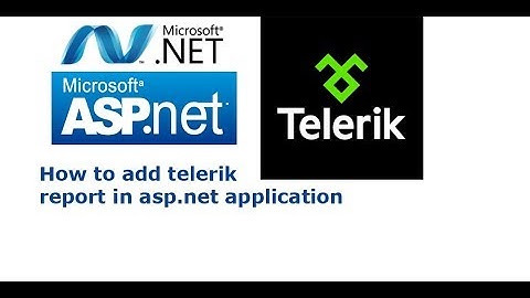 How to add telerik report in asp.net application