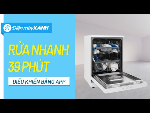 Video Máy rửa chén (bát) Candy: ít hao nước, điều khiển bằng... - youtube