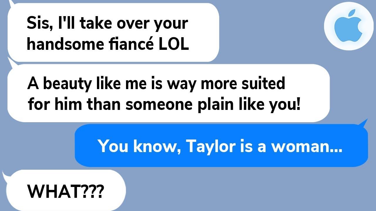 【Apple】My lil sis stole every boyfriend I had and she declared to steel again, but then… LOL