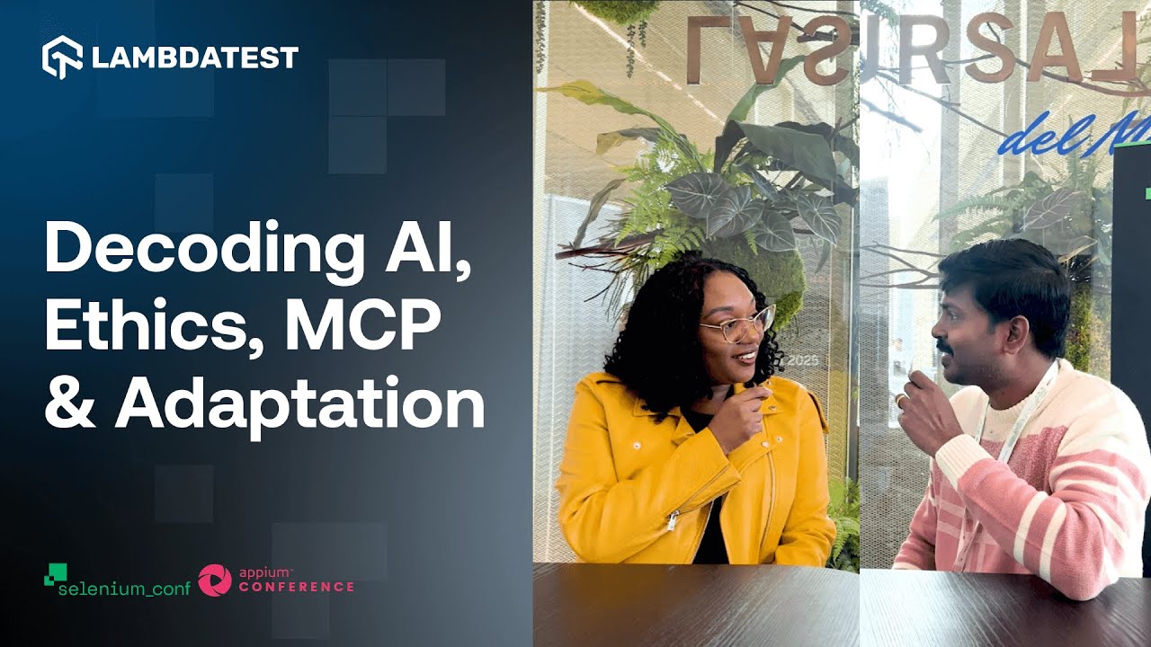 Angie Jones on AI, Ethics, Adaptation & MCP at Selenium & Appium Conf 2025, Valencia