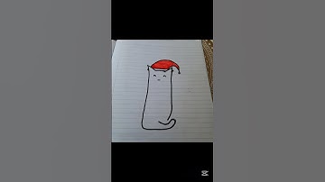 Merry Christmas 🎅 #drawing #tutorial #art #artist #procreate #arttuturial #cat #musicsketch