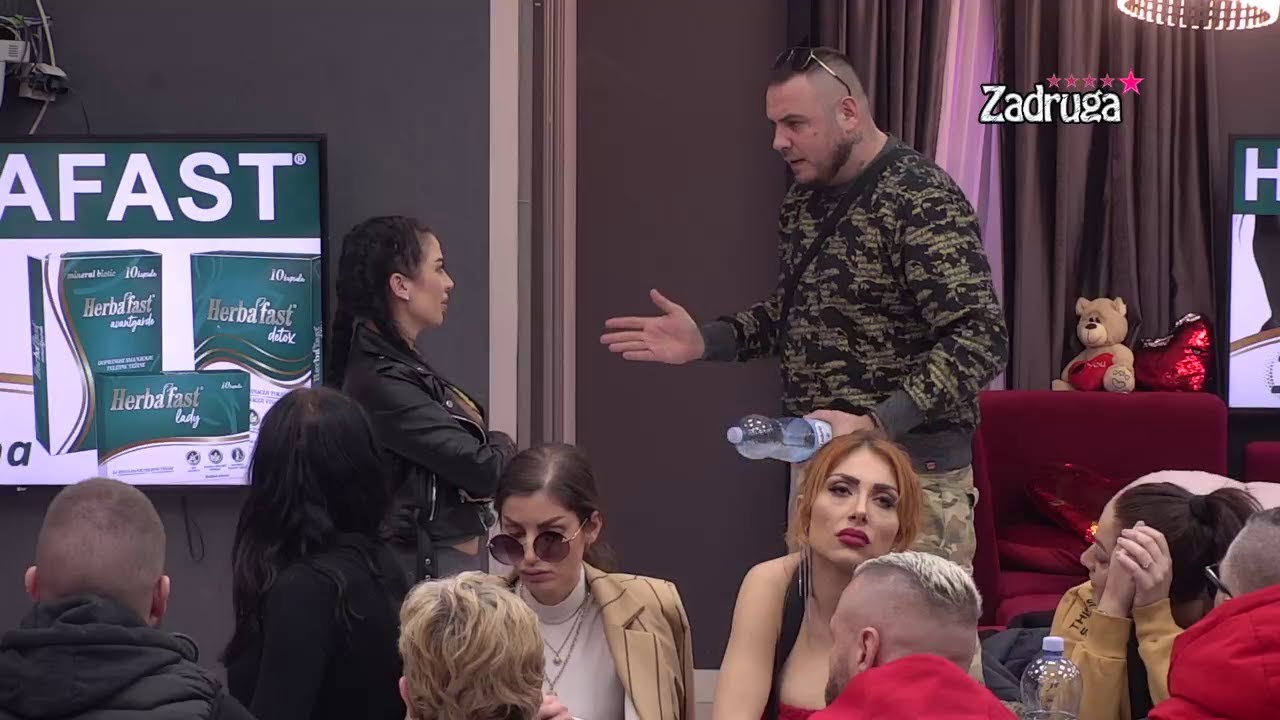 Zadruga 5 - Žestok rat Sanje i Cara, pale teške uvrede, sve se treslo - 15.02.2022.