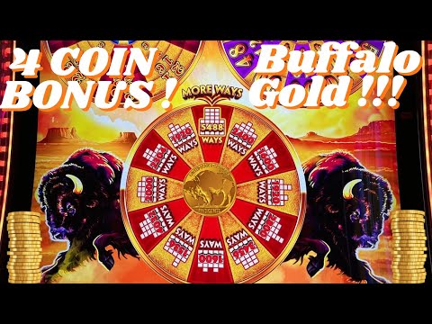 Buffalo Gold 4 Coin Bonus Again !