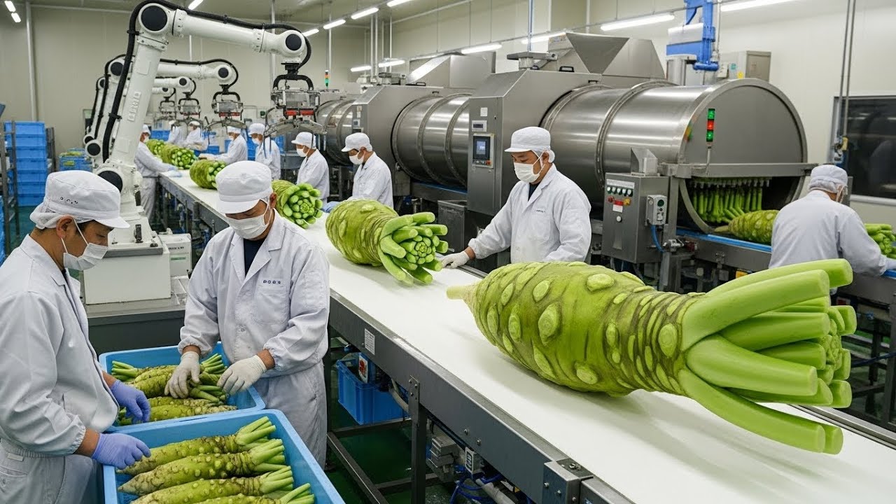Inside the Japanese Wasabi Factory: How Millions of Tubes Are Made at Industrial Scale Full Process