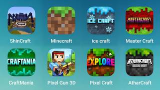 ShinCraft, Minecraft, Ice Craft, Master Craft, Craftmania, Pixel Gun 3D, Pixel Craft, AtharCraft screenshot 1