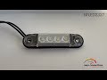 luce led slim bianca anteriore 12/24 volt