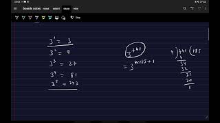 How to find a unit digit of exponent expression