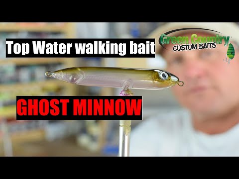 Ghost Minnow -- How to Paint Crankbaits - topwater spook like bait 