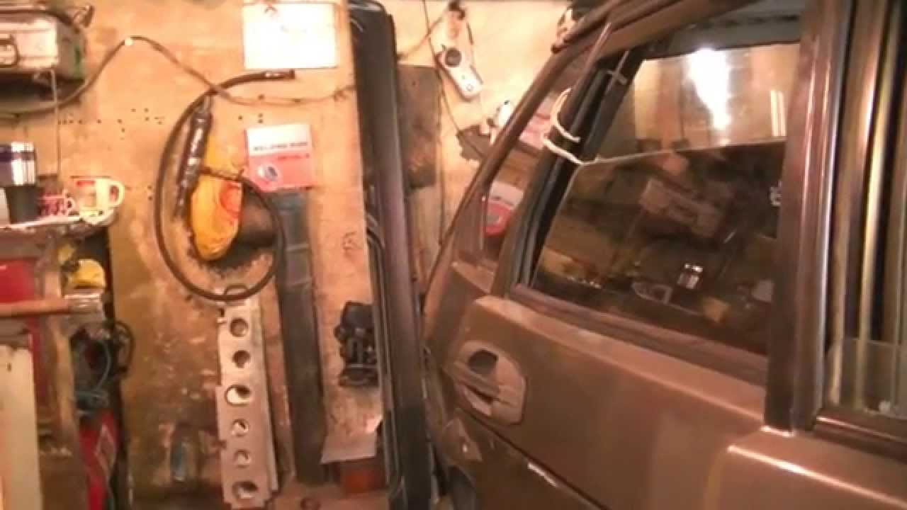 Кузовной ремонт ВАЗ 2109 боковой удар - банан .Часть 1 Рихтовка.BODY ...