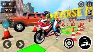 सिटी बाइक स्टंट पार्किंग साहसिक - मज़ा मोटरसाइकिल ड्राइविंग! Android गेमप्ले screenshot 3