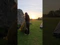 Avebury summer solstice wild camping sunrise #avebury #summersolstice @4seasonbackpacking
