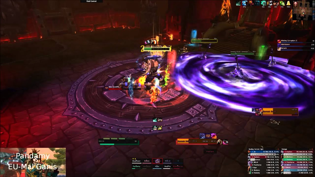 Garrosh 10man HC First Kill Windwalker PoV