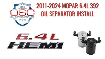 J&L Oil Separator Co. 2011-2024 6.4L 392 Hemi Install 3063P