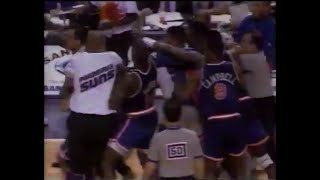 The Great Kevin Johnson-Doc Rivers Brawl of '93 (SportsCenter Highlights)