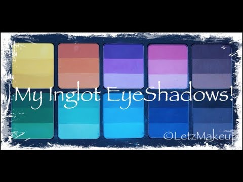 My Inglot EyeShadows & Palettes.....(Entire collection so far!)