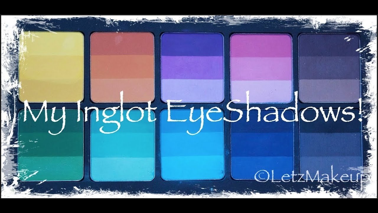 My Inglot EyeShadows & Palettes.....(Entire collection so far!)