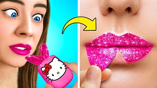 CUTE MAKE UP HACKS AND GADGETS 💖 Girly Hacks And Beauty Tricks by 123 GO!