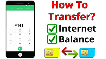 Internet Data Or Balance Share Kaise Kare | How To Transfer Mobile Internet Or Balance
