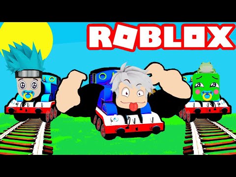 روبلوكس : تحولنه الى قطارات في عالم الكرتون مع @Rahumi و@OtakuG