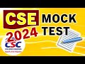 Unlock success career service exam 2024  mock test challenge