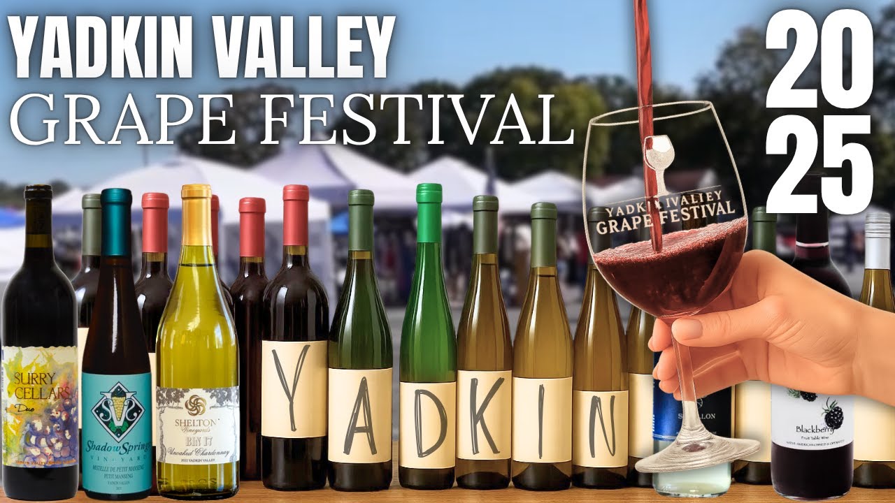 Виноградный фестиваль в долине Ядкин: полный обзор тура и дегустации вин | Округ Ядкин, Северная ...