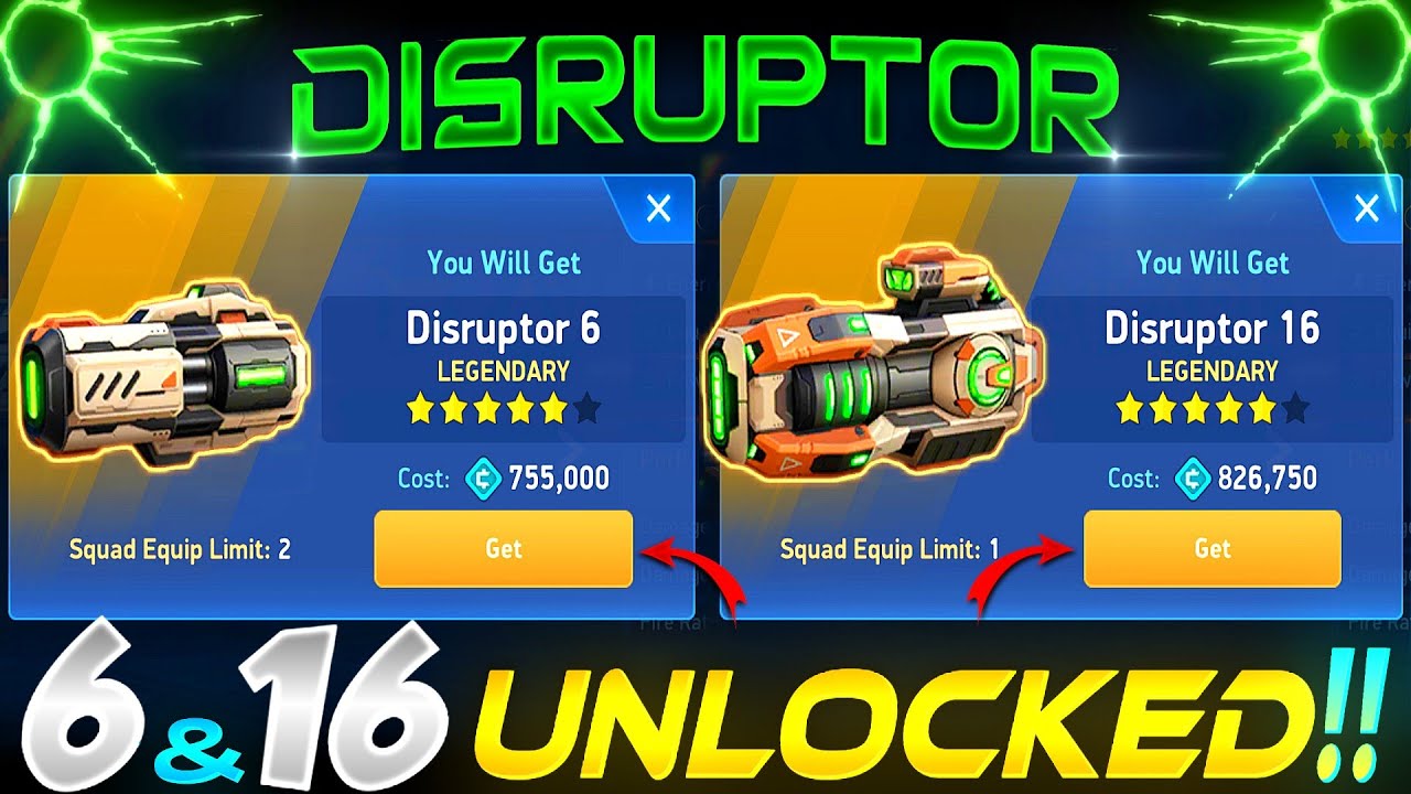 FINALLY I BOUGHT DISRUPTOR 6 & 16 🤩🔓 || MECH ARENA || HRG ||