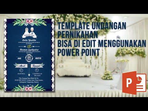 Undangan Pernikahan Keren Dan Elegan Mudah Di Edit
