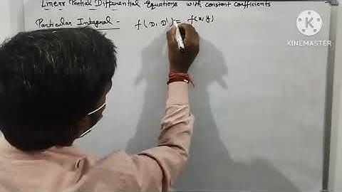 #LINEAR PARTIAL DIFFERENTIAL EQUATIONS WITH CONSTANT COEFFICIENTS# PART-3 #YADUKUL MATHEMATICS #