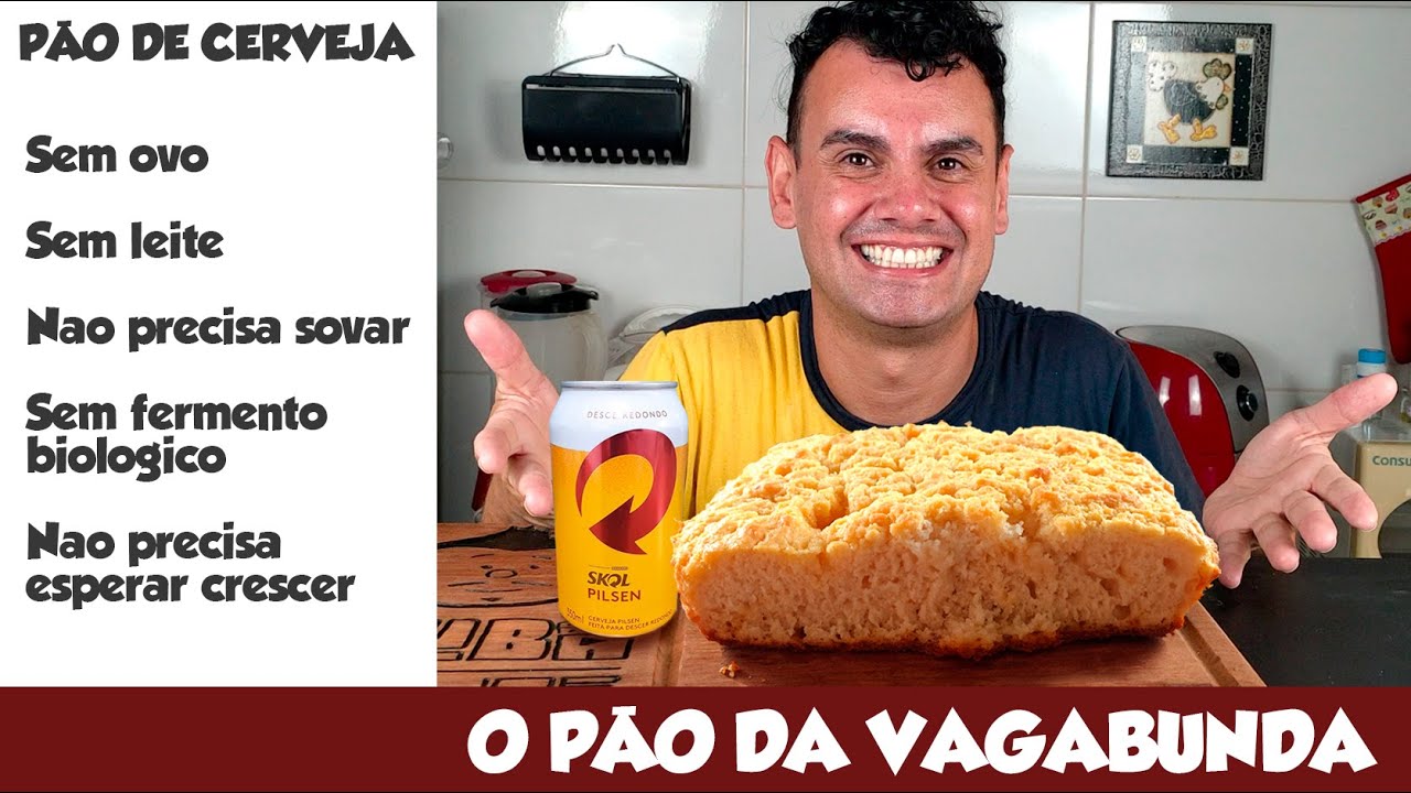 (sem fermento biológico, sem sovar, sem esperar crescer) RECEITA DE PÃO DE CERVEJA - Fubá online