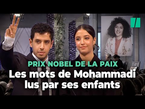 La prix Nobel de la paix Narges Mohammadi, en prison en Iran, s’exprime par la voix de ses enfants