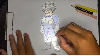 Hay how to coloring vegeta characters 🌈🌈🌈🌈🌈 screenshot 5