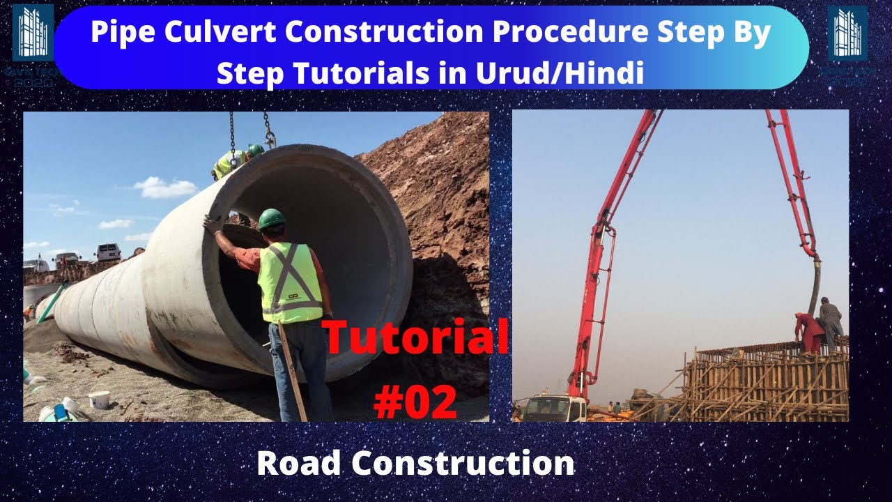 Pipe Culvert Construction Procedure [ Road Construction ] I How to Study Structural Drawings