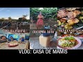 FOMOS PRA CASA DE MÃE/ASSAMOS CARNE PARA O JANTAR/CAFÉ DA MANHÃ/DOCE DE LEITE/ALMOÇO E MUITA FARTURA