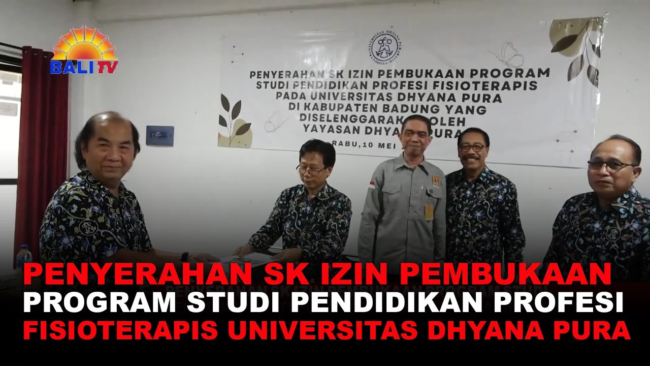 PENYERAHAN SK IZIN PEMBUKAAN PROGRAM STUDI PENDIDIKAN PROFESI ...