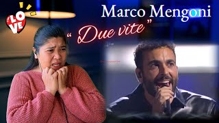 Marco Mengoni -  'Due vite'  ( Eurovision Italy 2023)  Reaction #MarcoSanremo2023