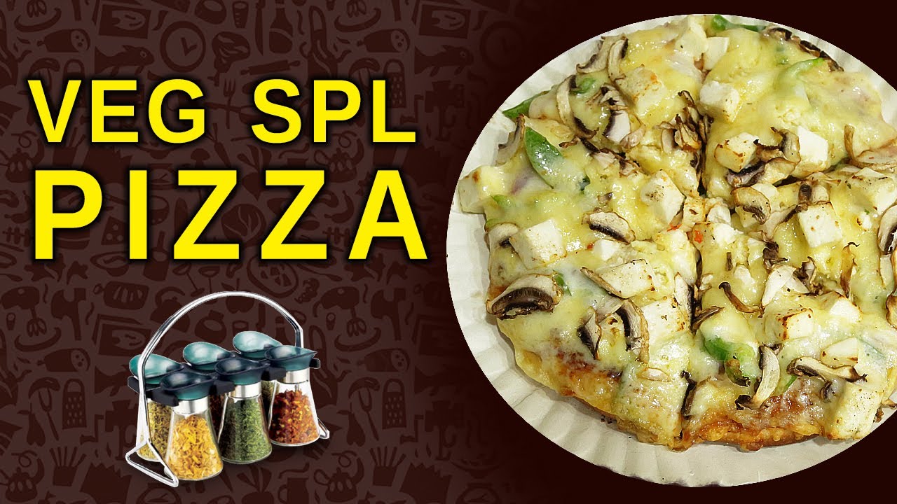 How To Make Crispy Veg Spl PIZZA | Easy Veg Spl Pizza Recipe | Yummy Street Food